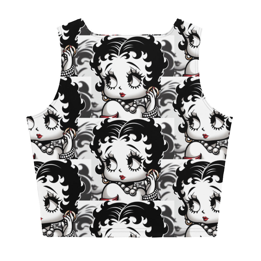 Betty Boop Fitted Crop Top