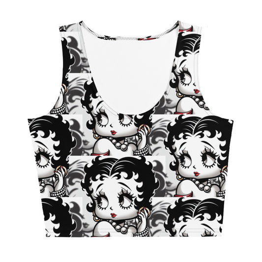 Betty Boop Fitted Crop Top