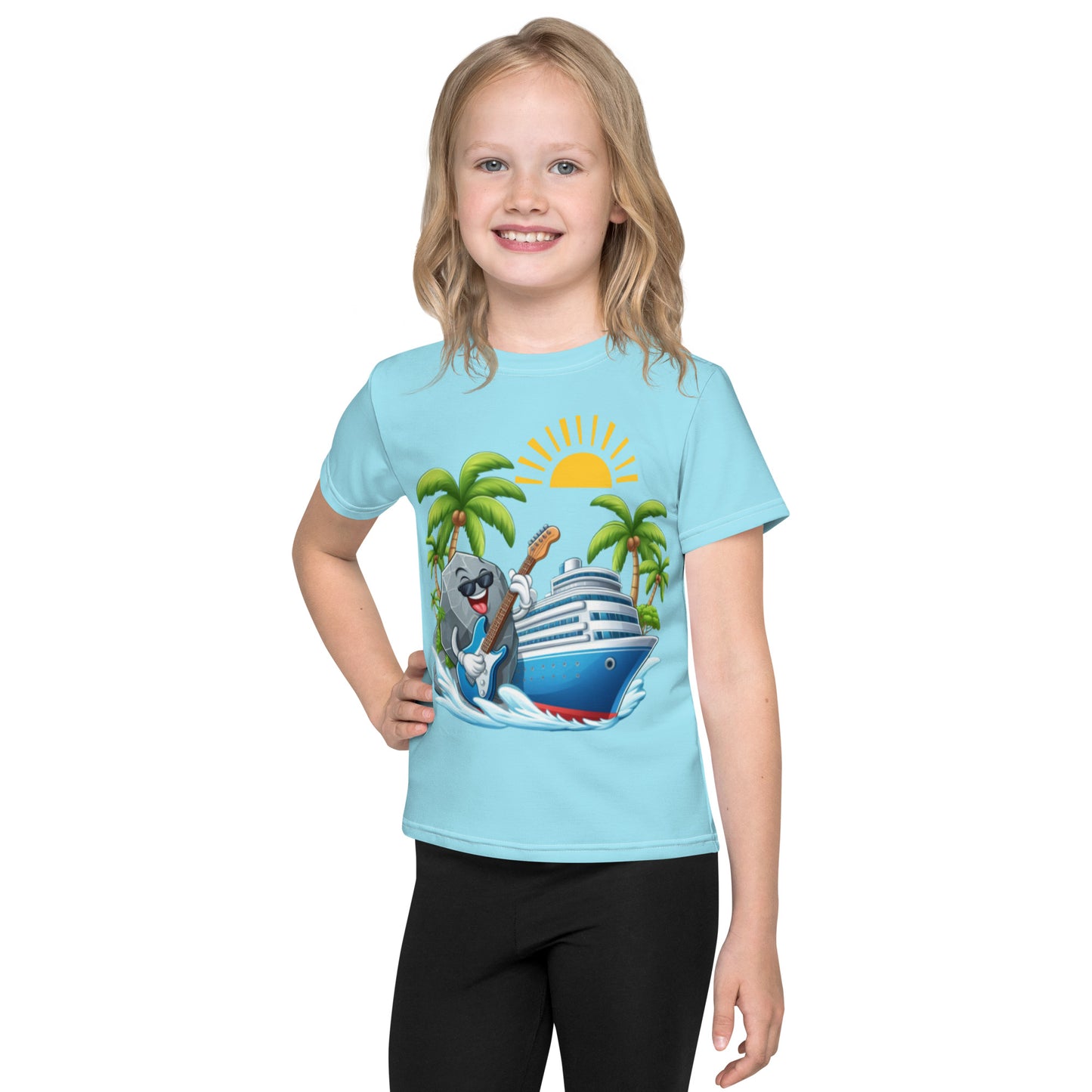 Rock n' Roll Cruise Kids crew neck t-shirt