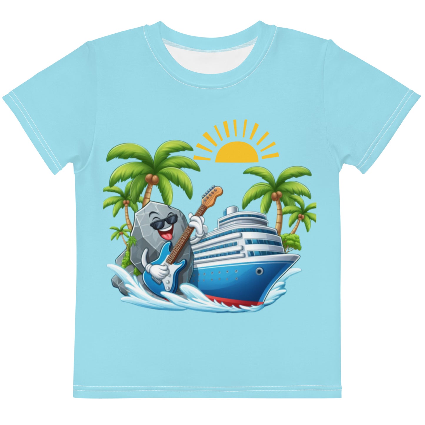 Rock n' Roll Cruise Kids crew neck t-shirt