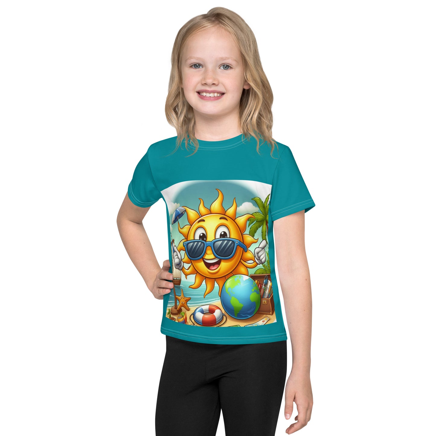 Sun Sand & Beach Kids crew neck t-shirt