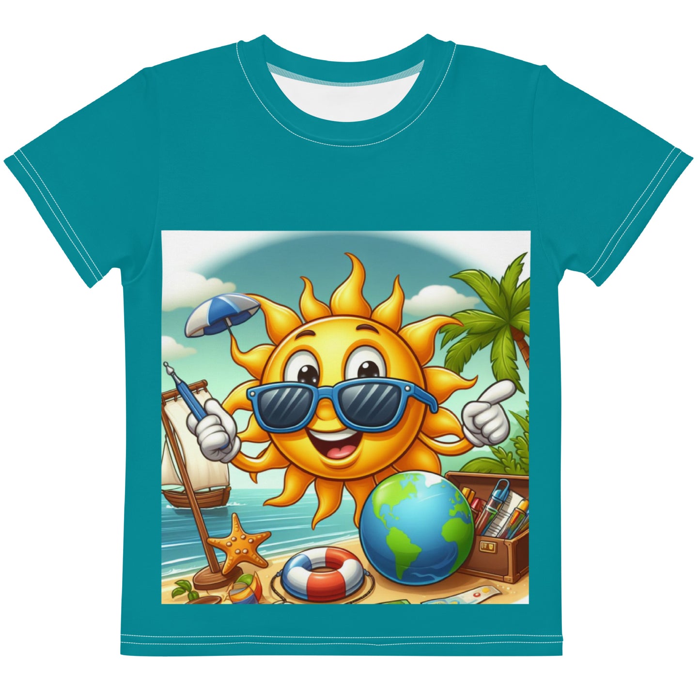 Sun Sand & Beach Kids crew neck t-shirt