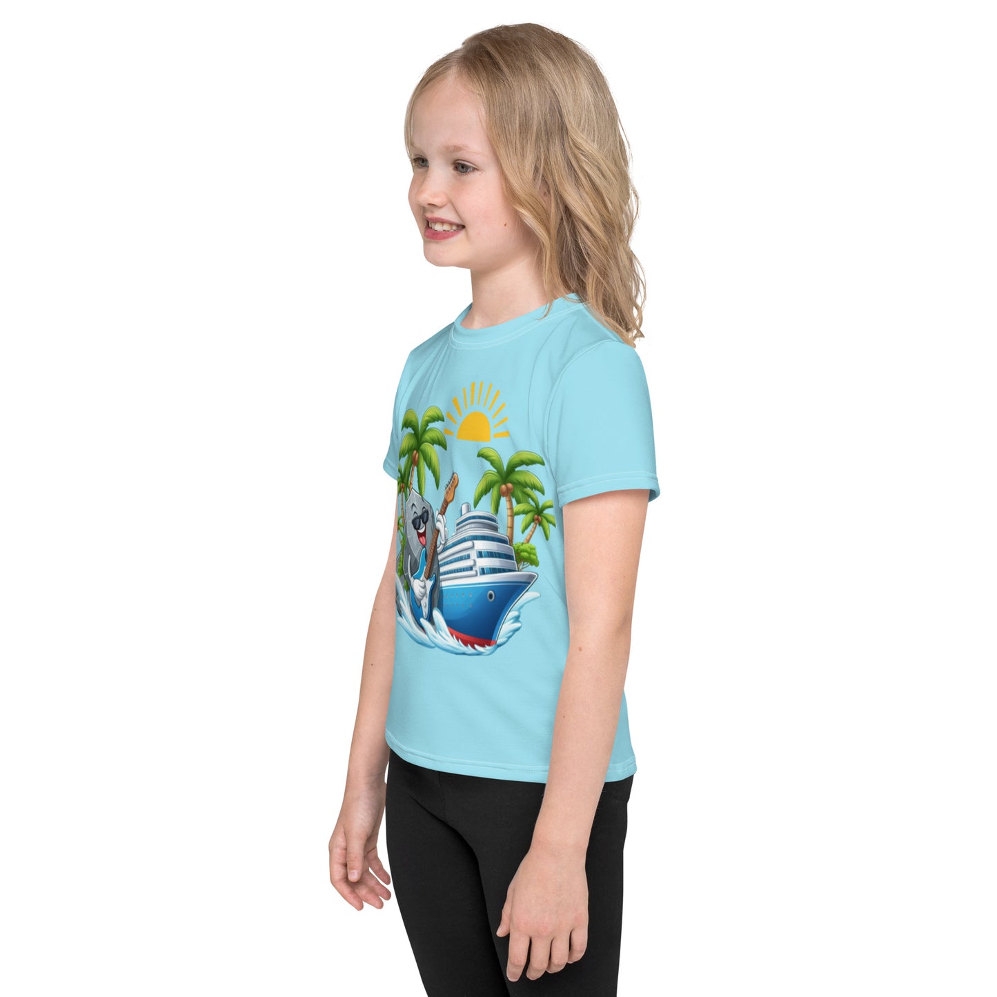 Rock n' Roll Cruise Kids crew neck t-shirt