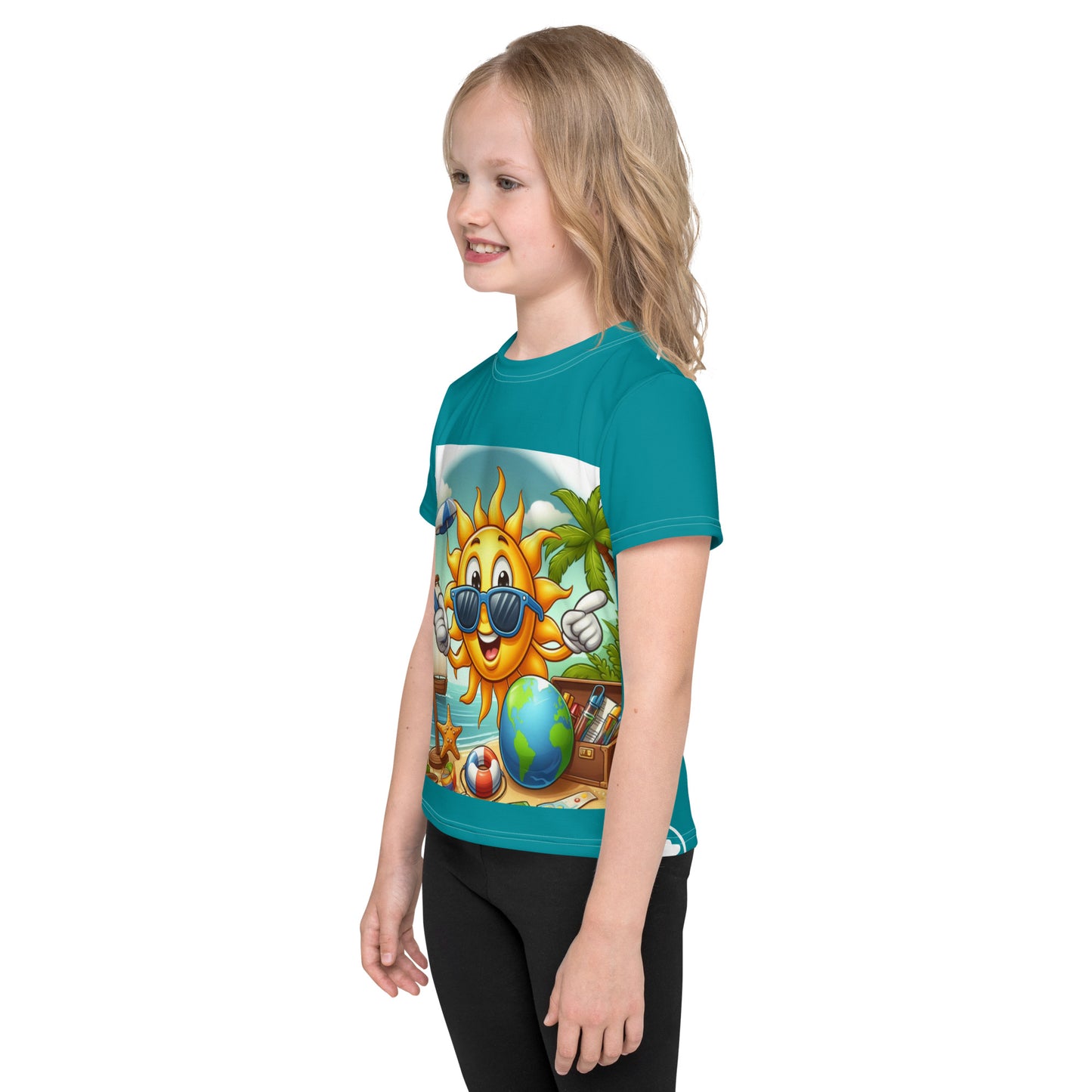 Sun Sand & Beach Kids crew neck t-shirt