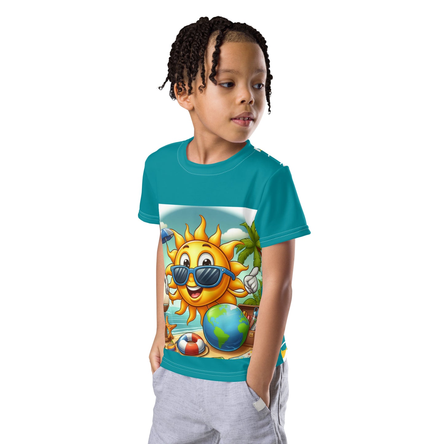 Sun Sand & Beach Kids crew neck t-shirt