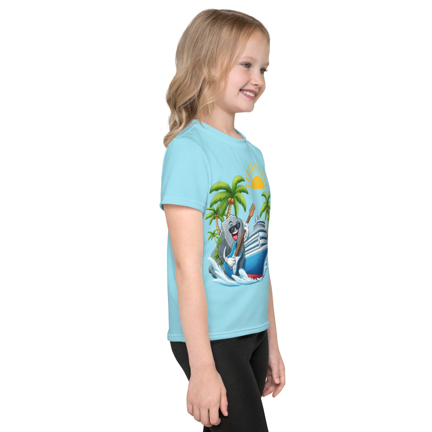 Rock n' Roll Cruise Kids crew neck t-shirt