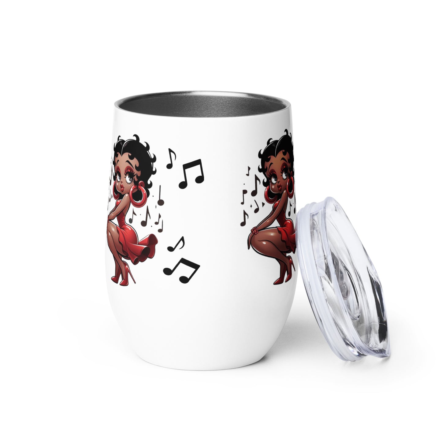 Betty Boop's Musical Wine tumbler