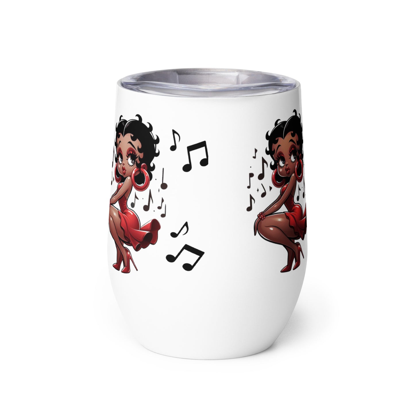 Betty Boop's Musical Wine tumbler