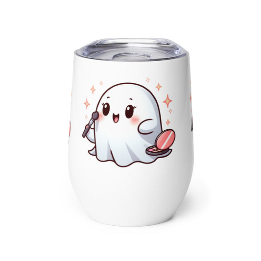 Glam Ghost Wine tumbler