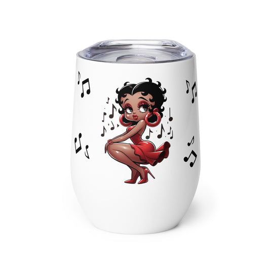 Betty Boop's Musical Wine tumbler