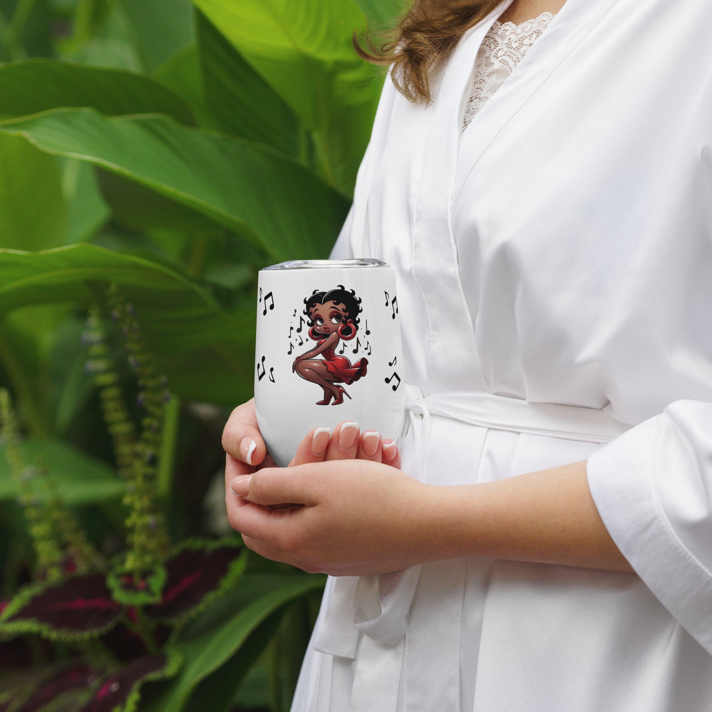 Betty Boop's Musical Wine tumbler