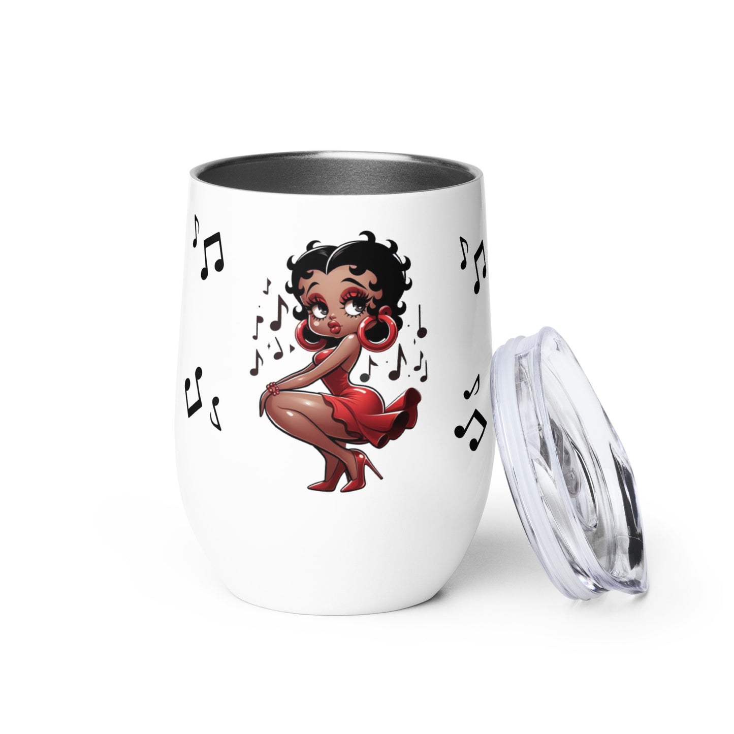 Betty Boop's Musical Wine tumbler