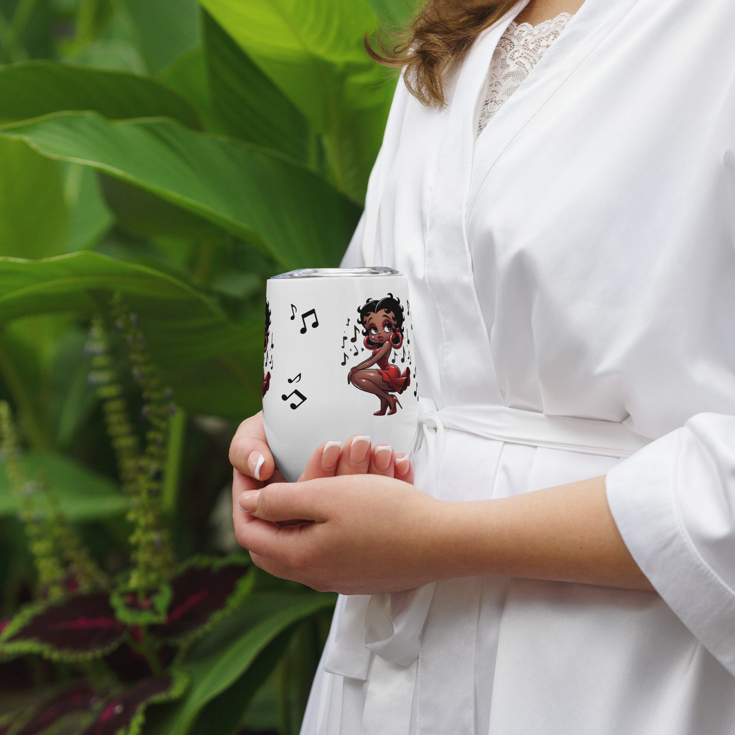 Betty Boop's Musical Wine tumbler