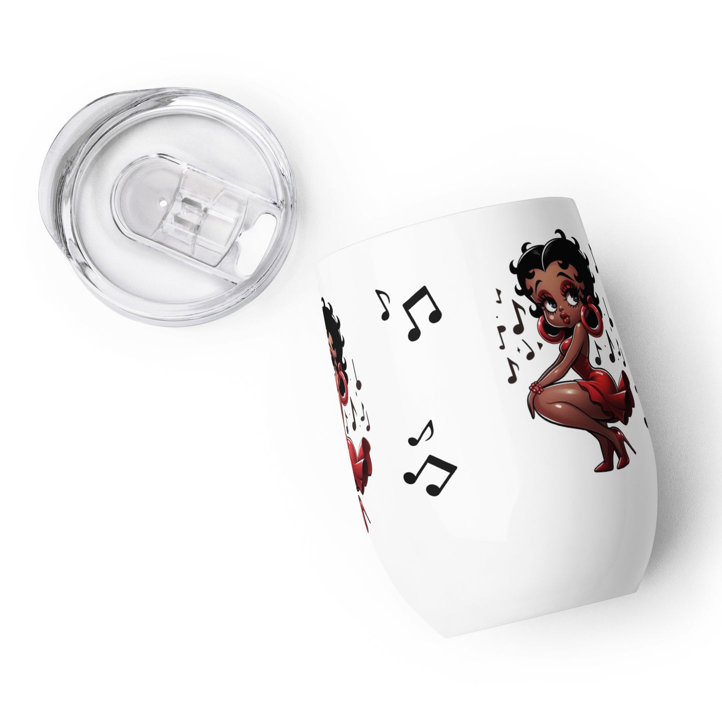 Betty Boop's Musical Wine tumbler