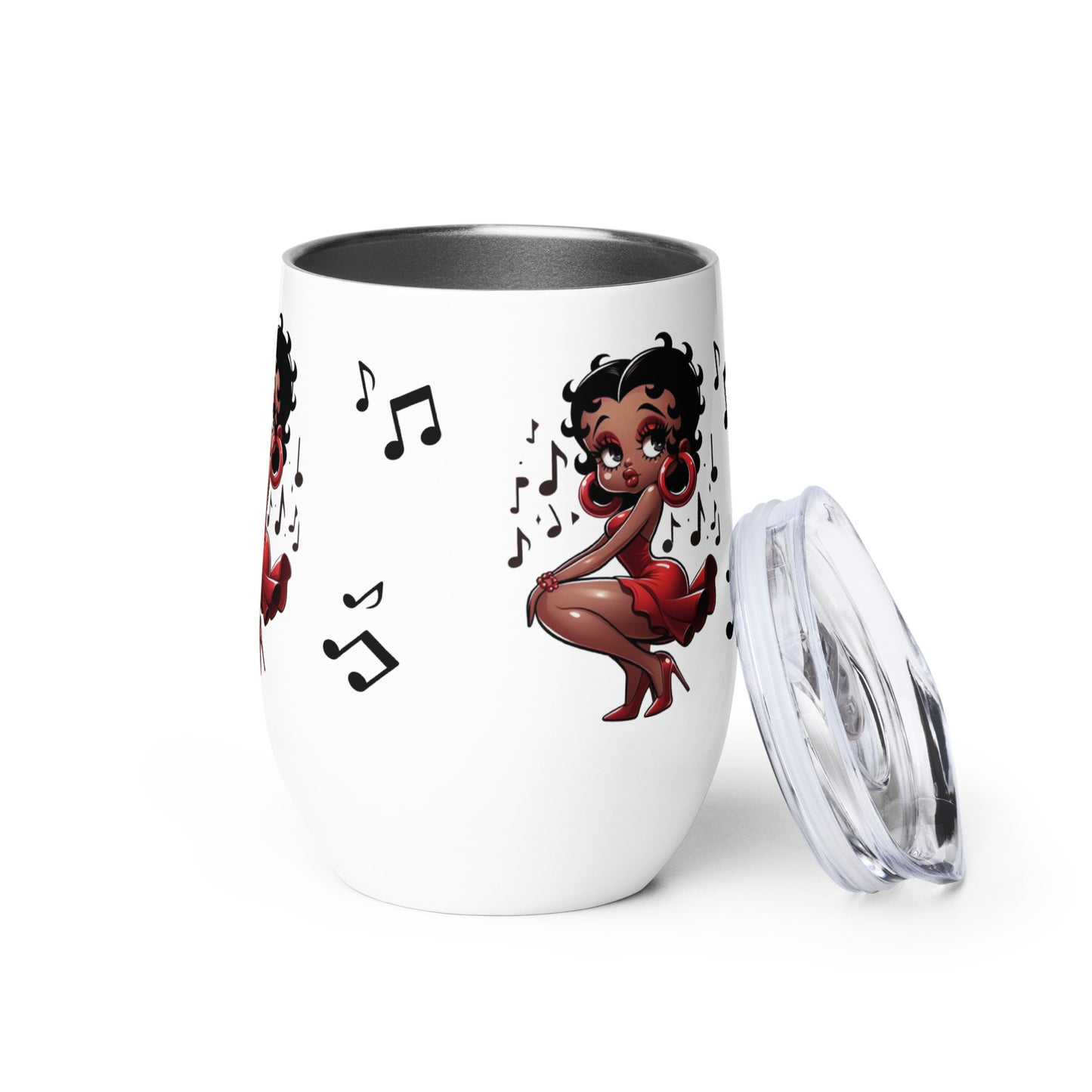 Betty Boop's Musical Wine tumbler