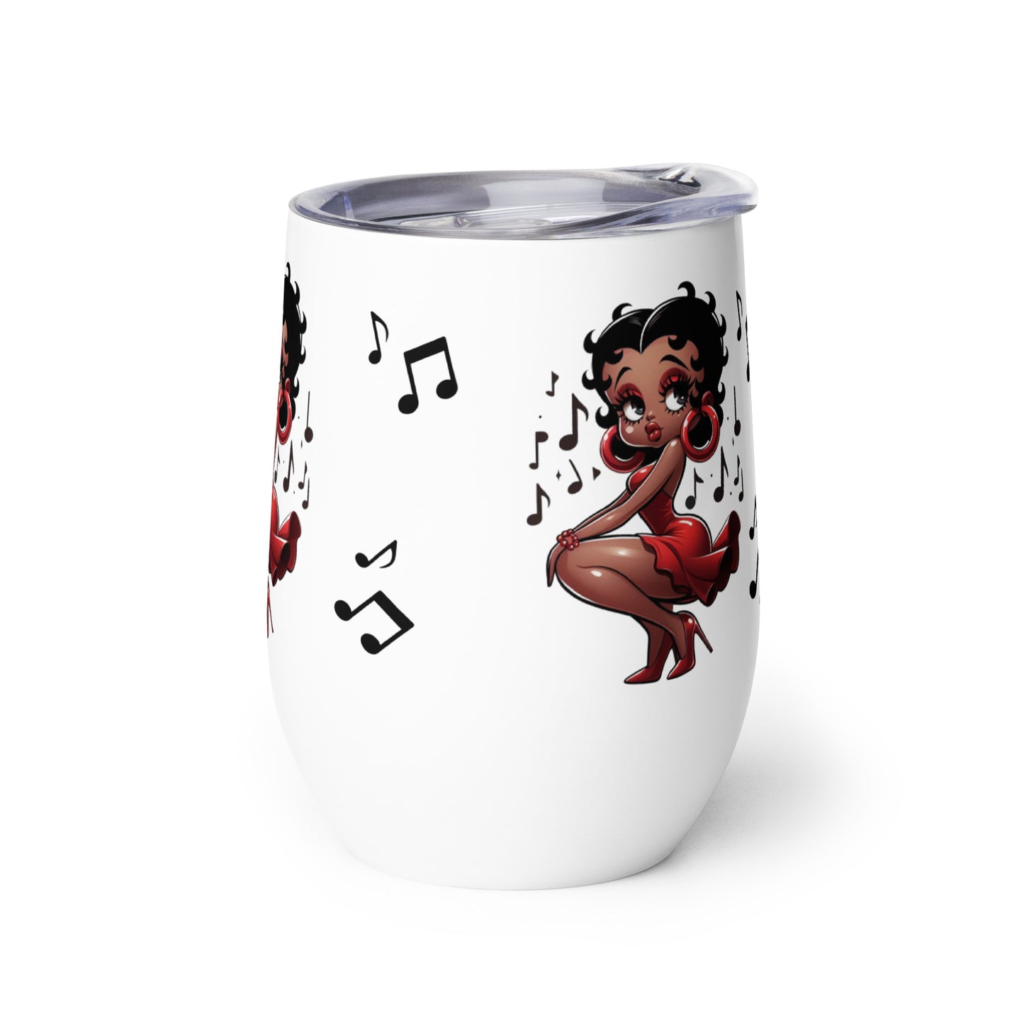 Betty Boop's Musical Wine tumbler