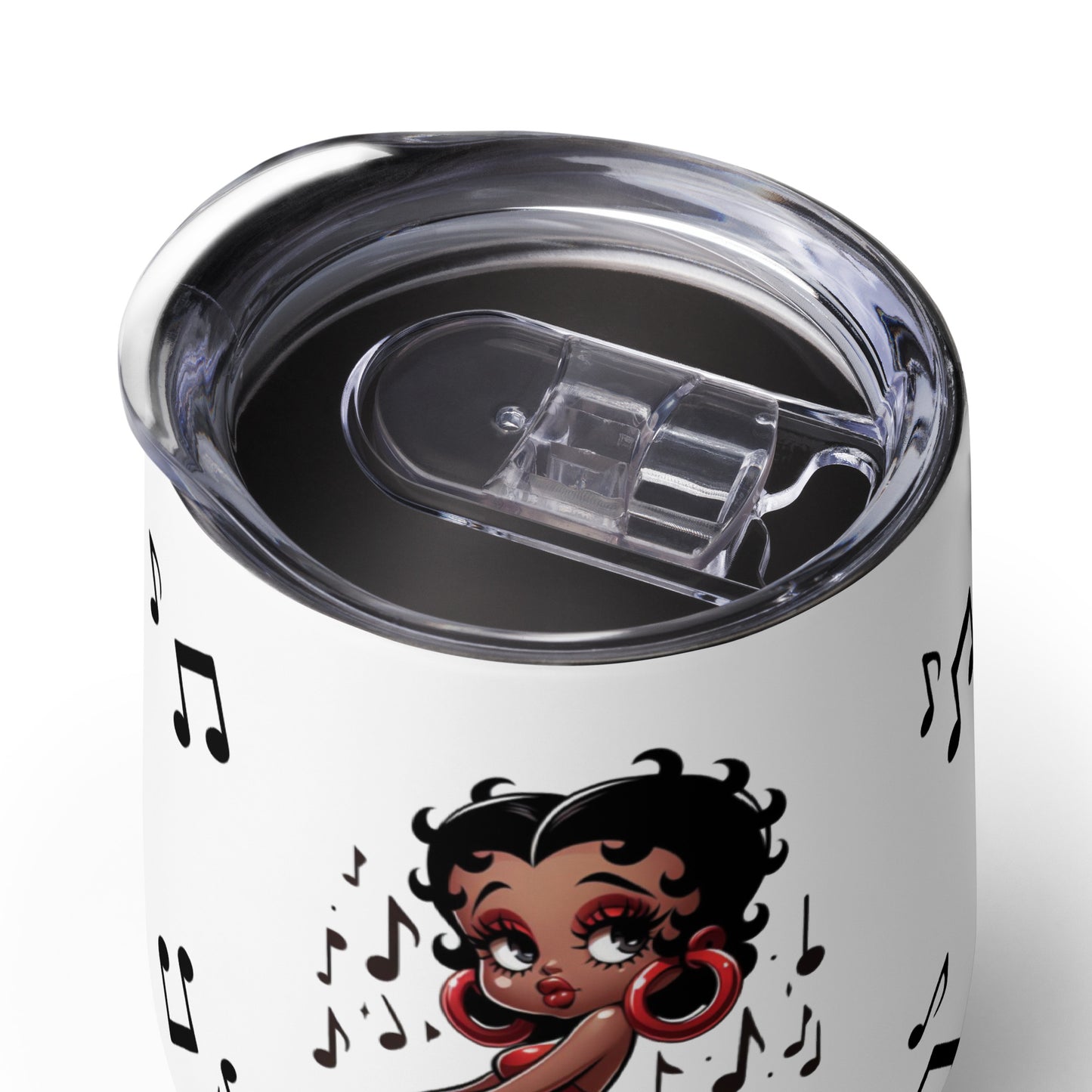 Betty Boop's Musical Wine tumbler