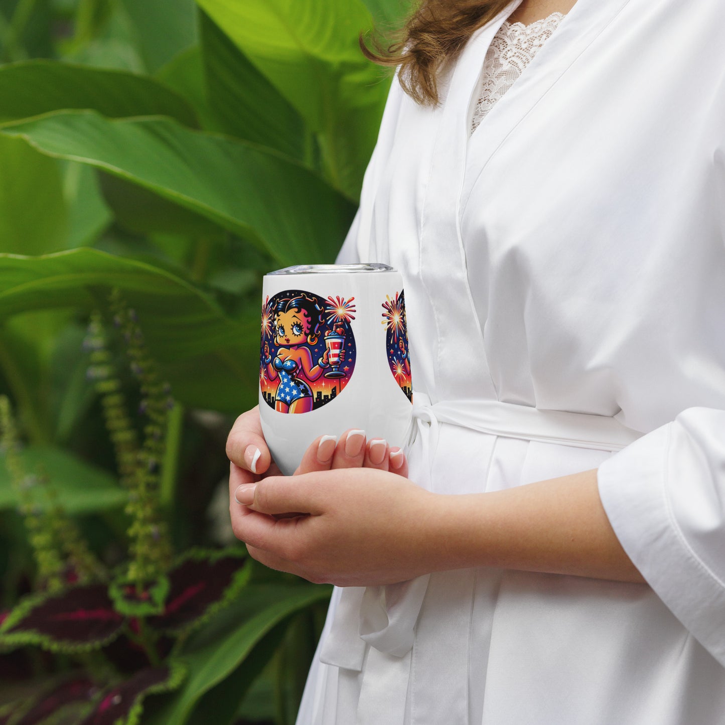 Betty Boop Celebration Wine tumbler