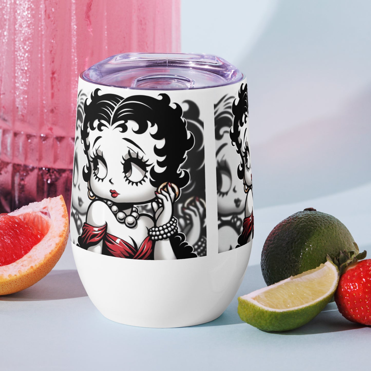 Betty Boop Glam Wine tumbler