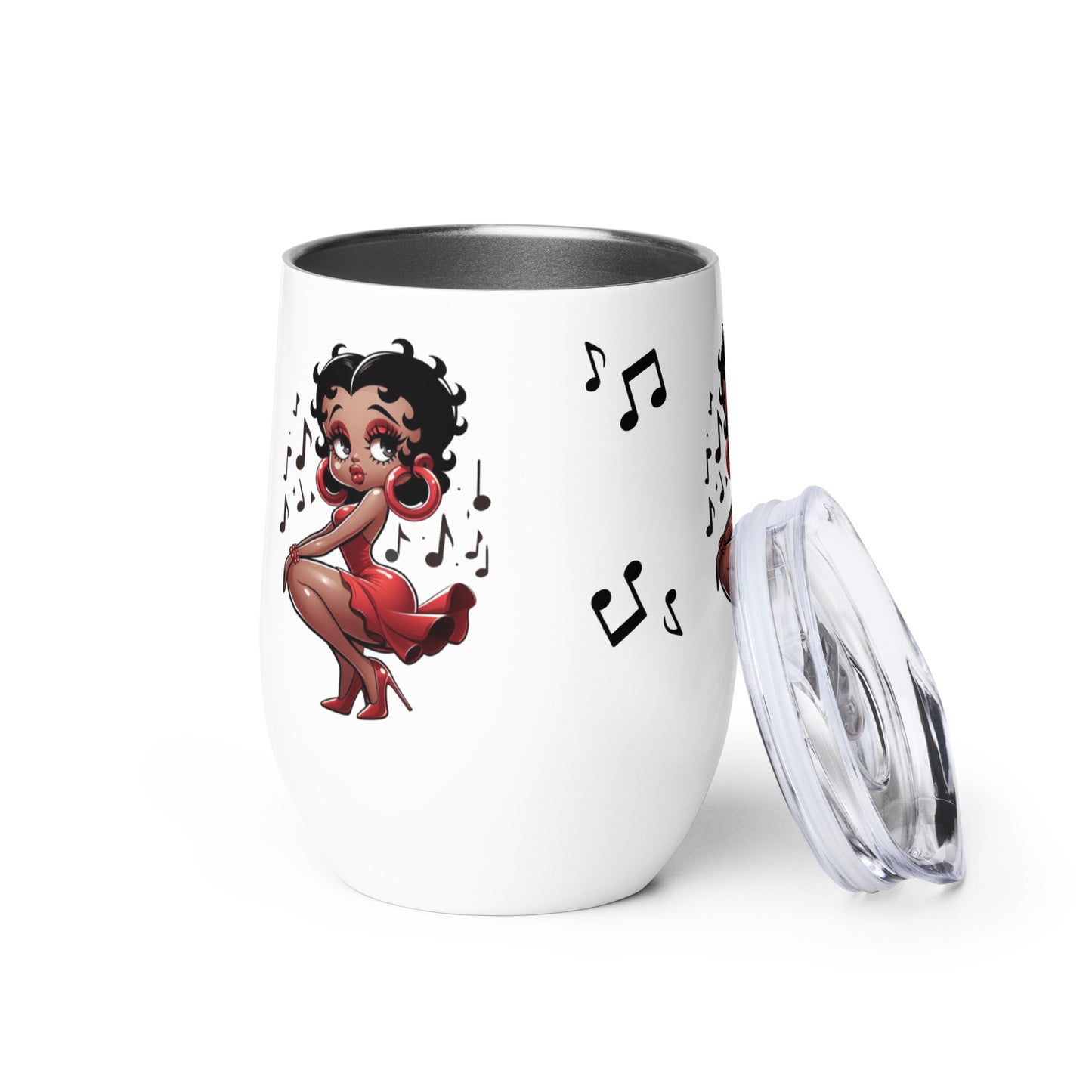 Betty Boop's Musical Wine tumbler