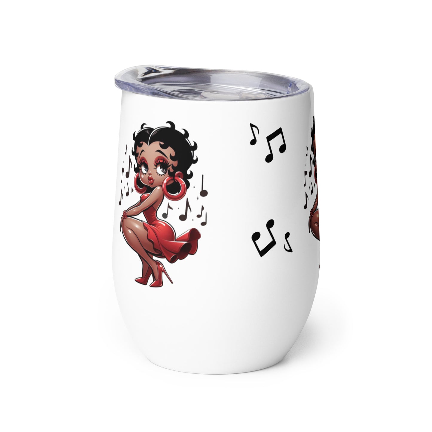 Betty Boop's Musical Wine tumbler