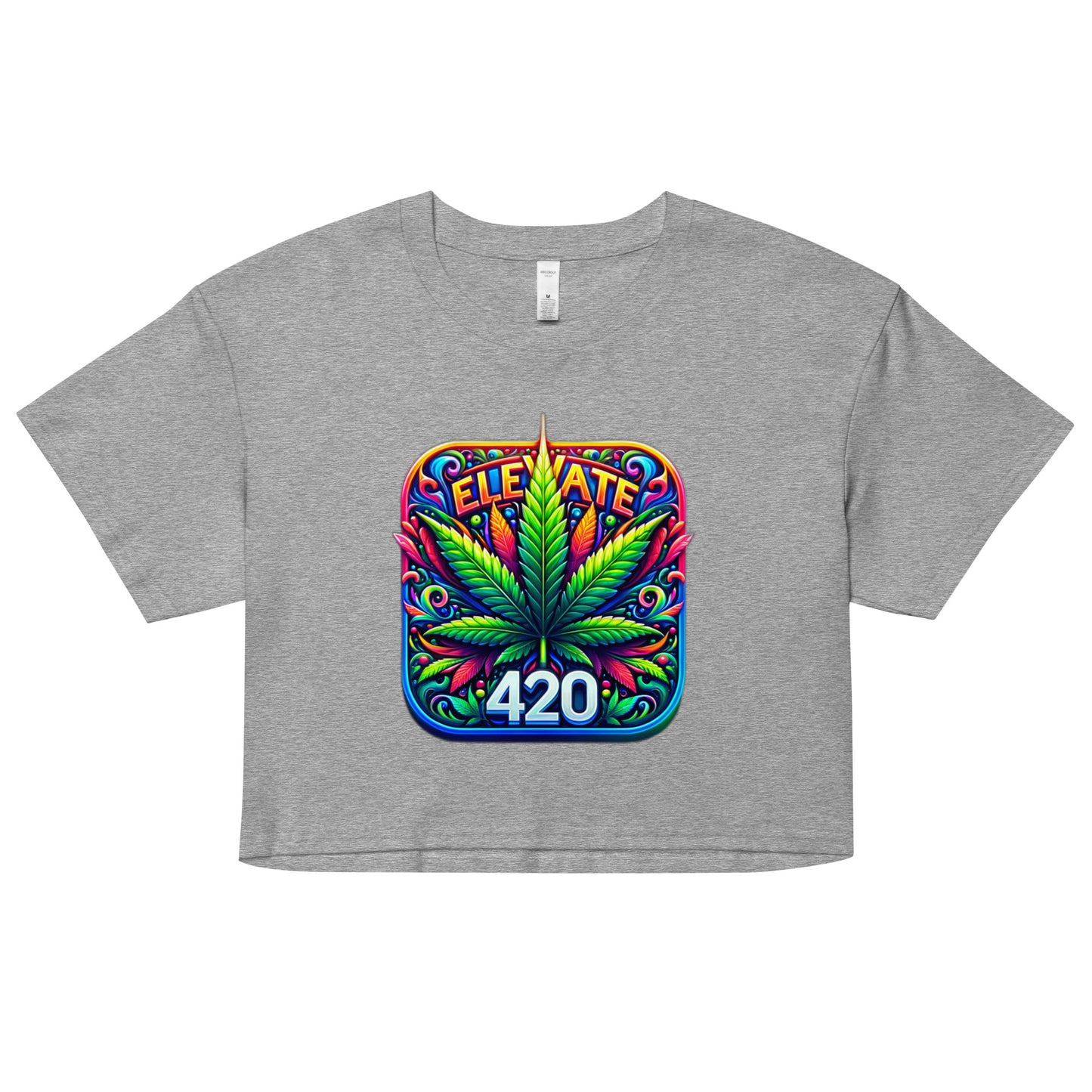 420 Weed Life High Times Women’s crop top