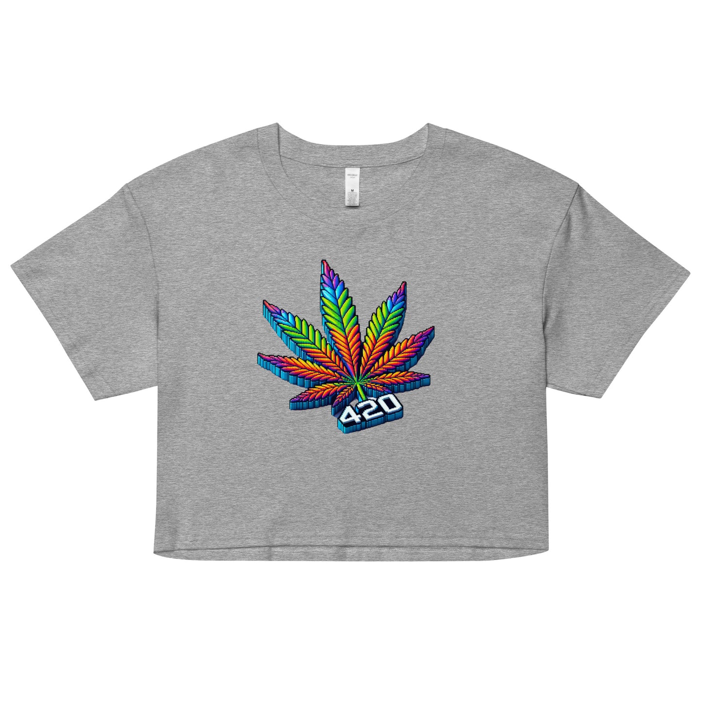 420 Weed Life High Times Women’s crop top