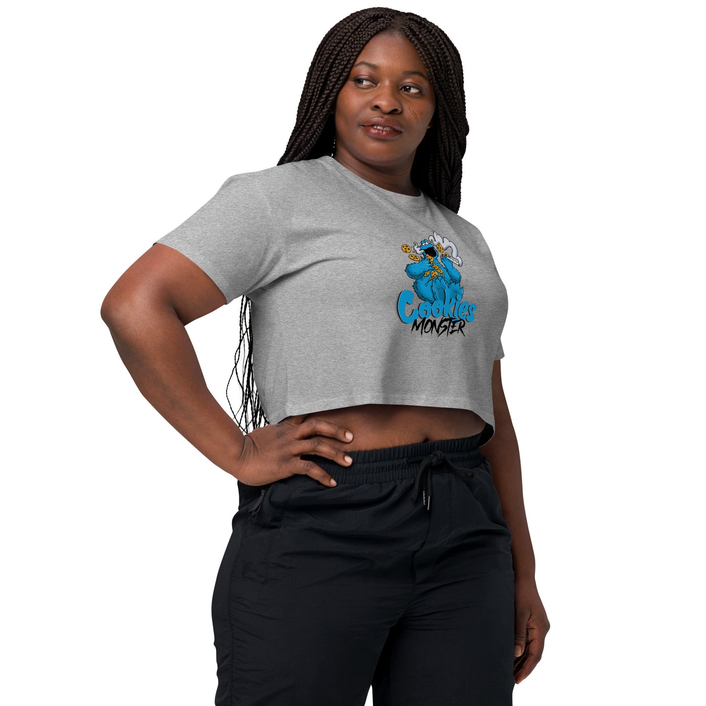 420 Cookies Monster Weed Life High Times Women’s crop top