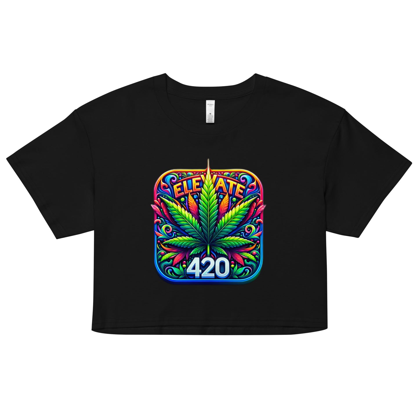 420 Weed Life High Times Women’s crop top