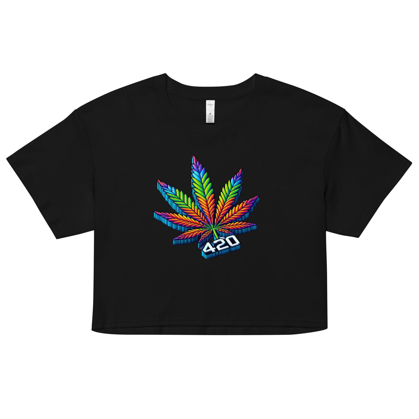 420 Weed Life High Times Women’s crop top