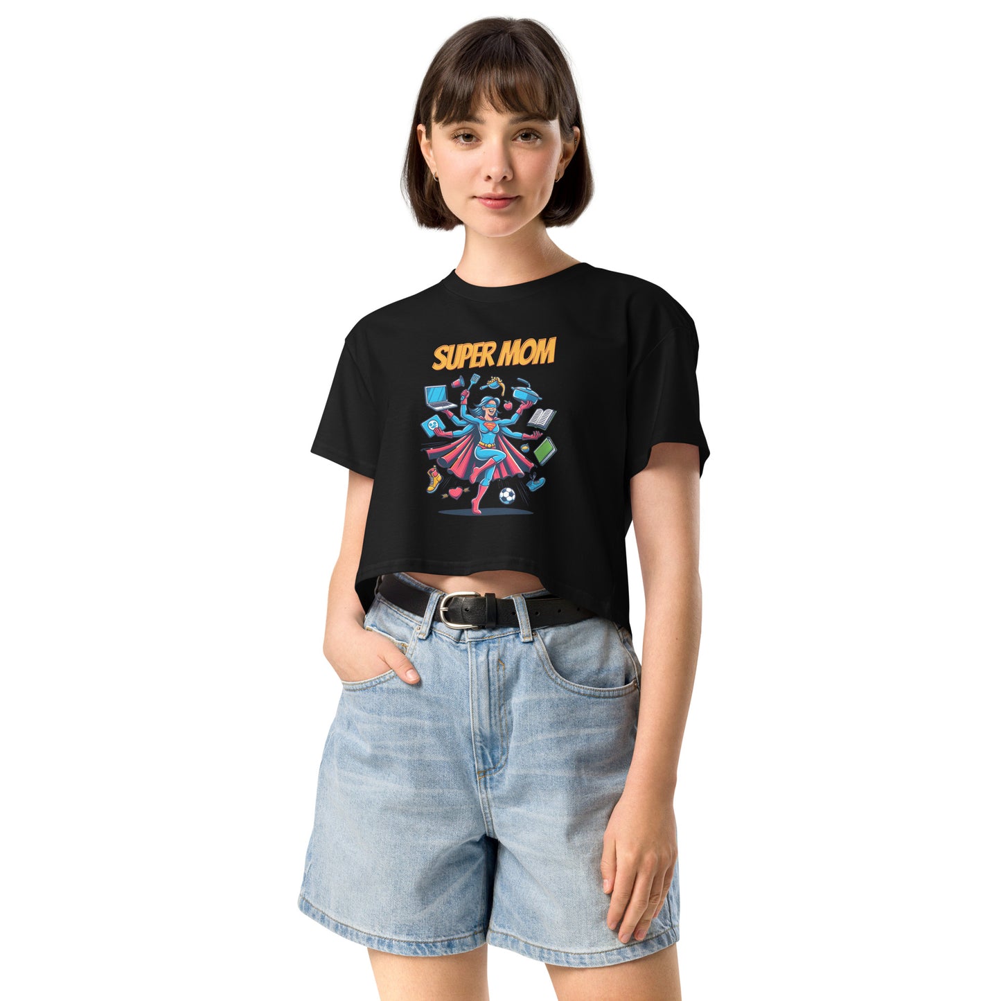 Super Mom Women’s crop top