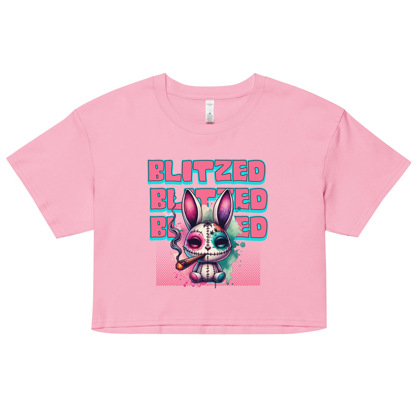 420 Blitzed Weed Life High Times Women’s crop top