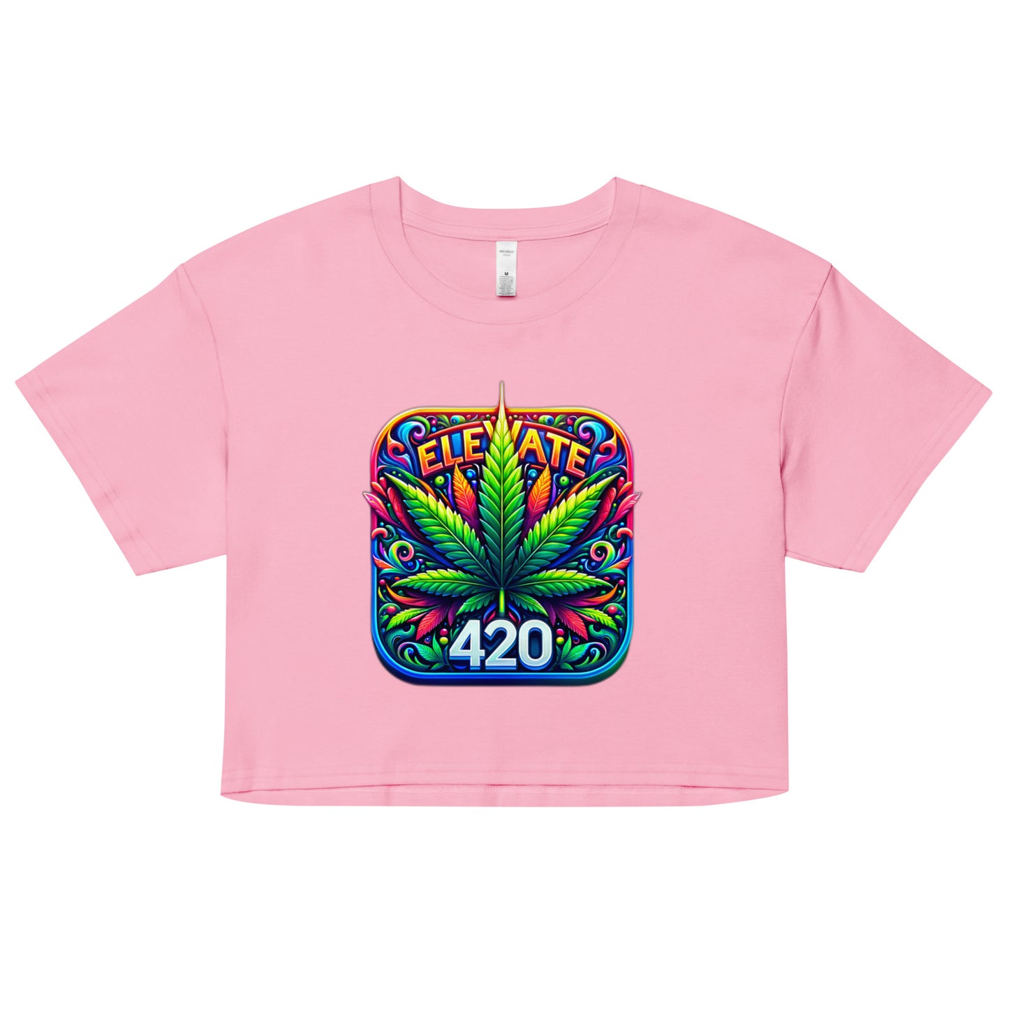 420 Weed Life High Times Women’s crop top