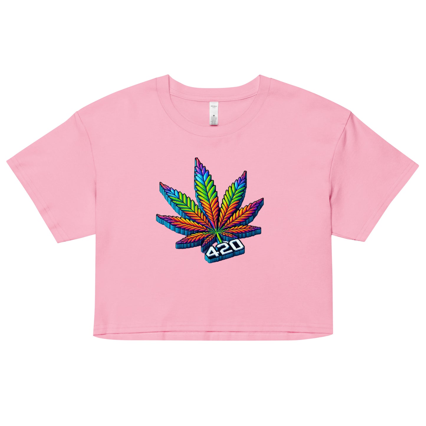 420 Weed Life High Times Women’s crop top