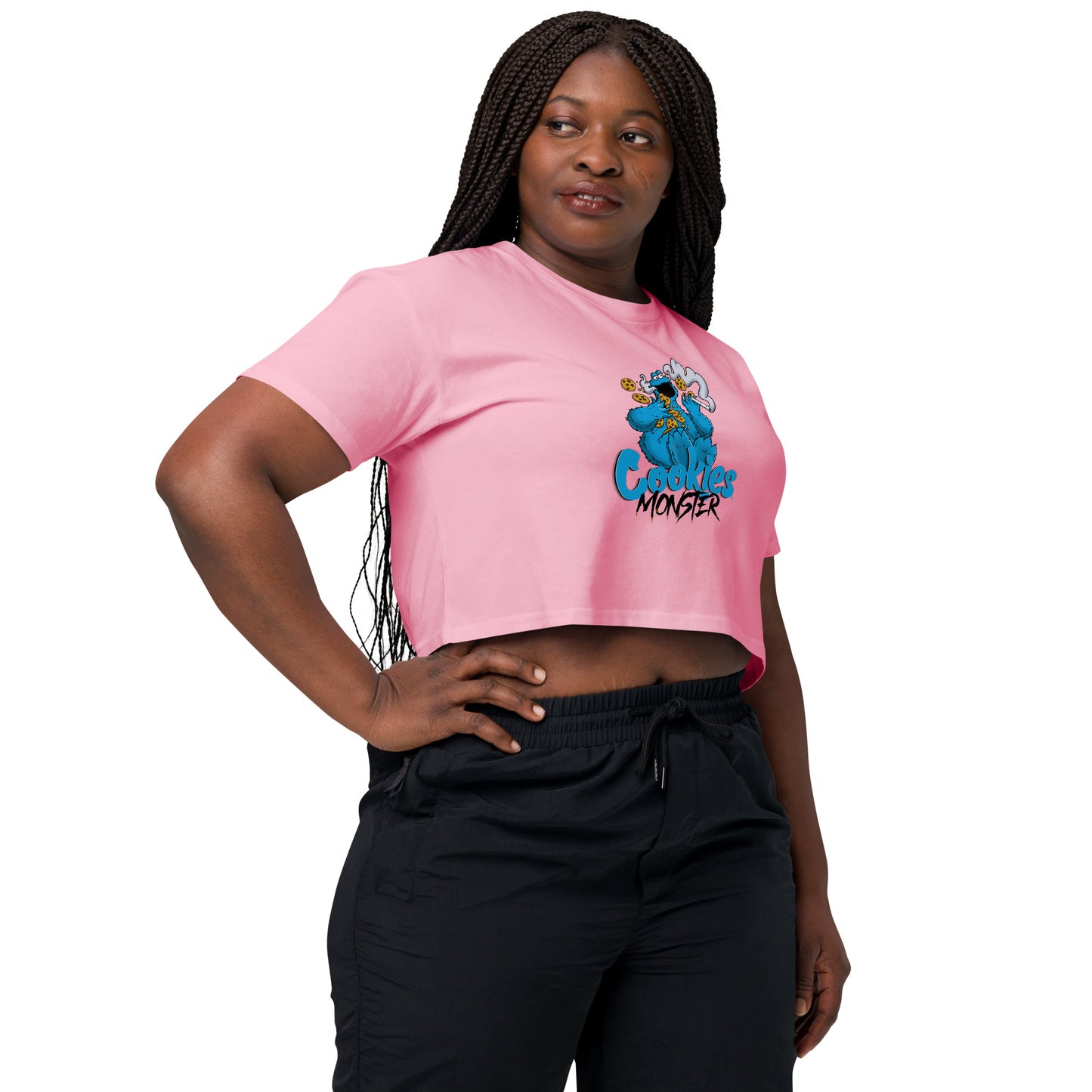 420 Cookies Monster Weed Life High Times Women’s crop top