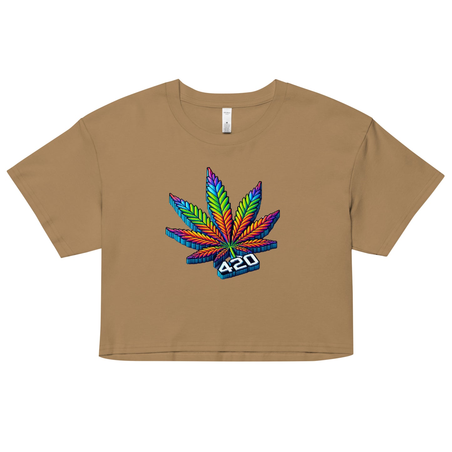 420 Weed Life High Times Women’s crop top