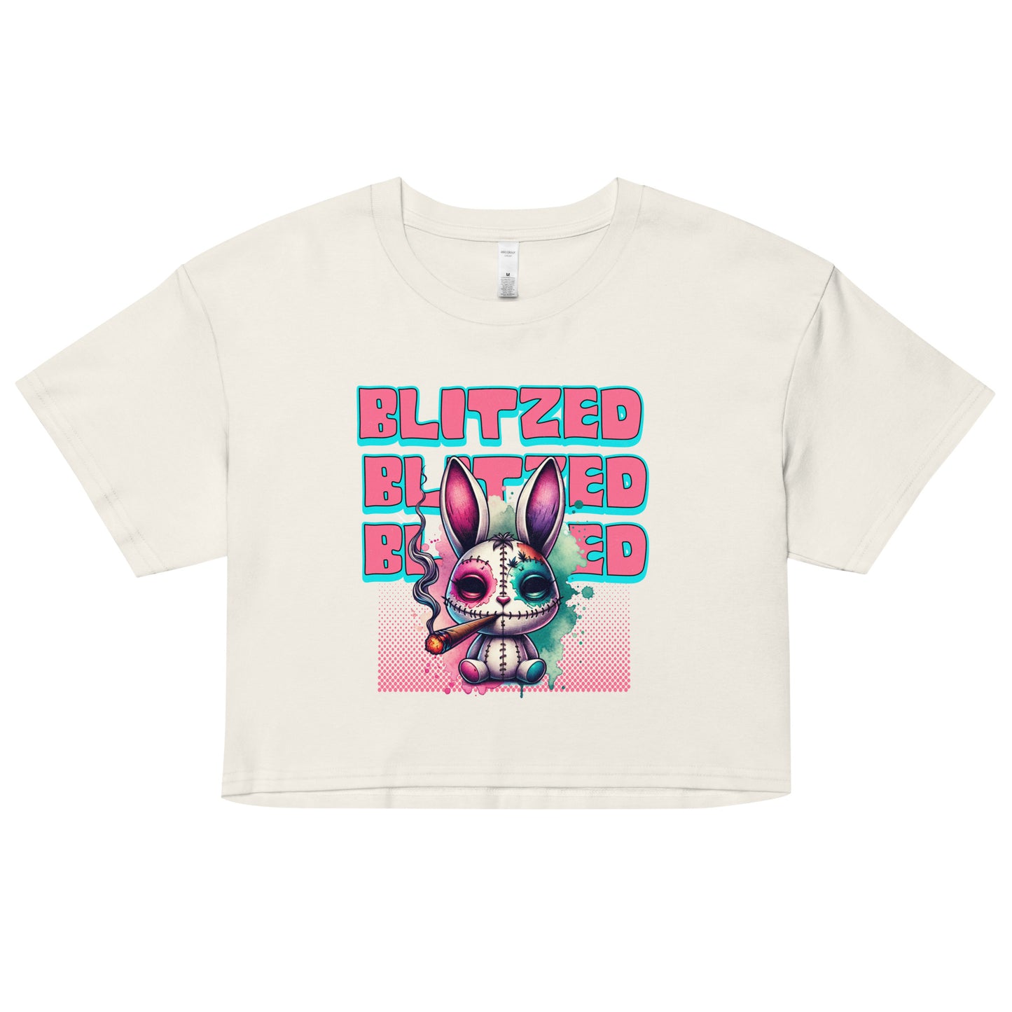 420 Blitzed Weed Life High Times Women’s crop top