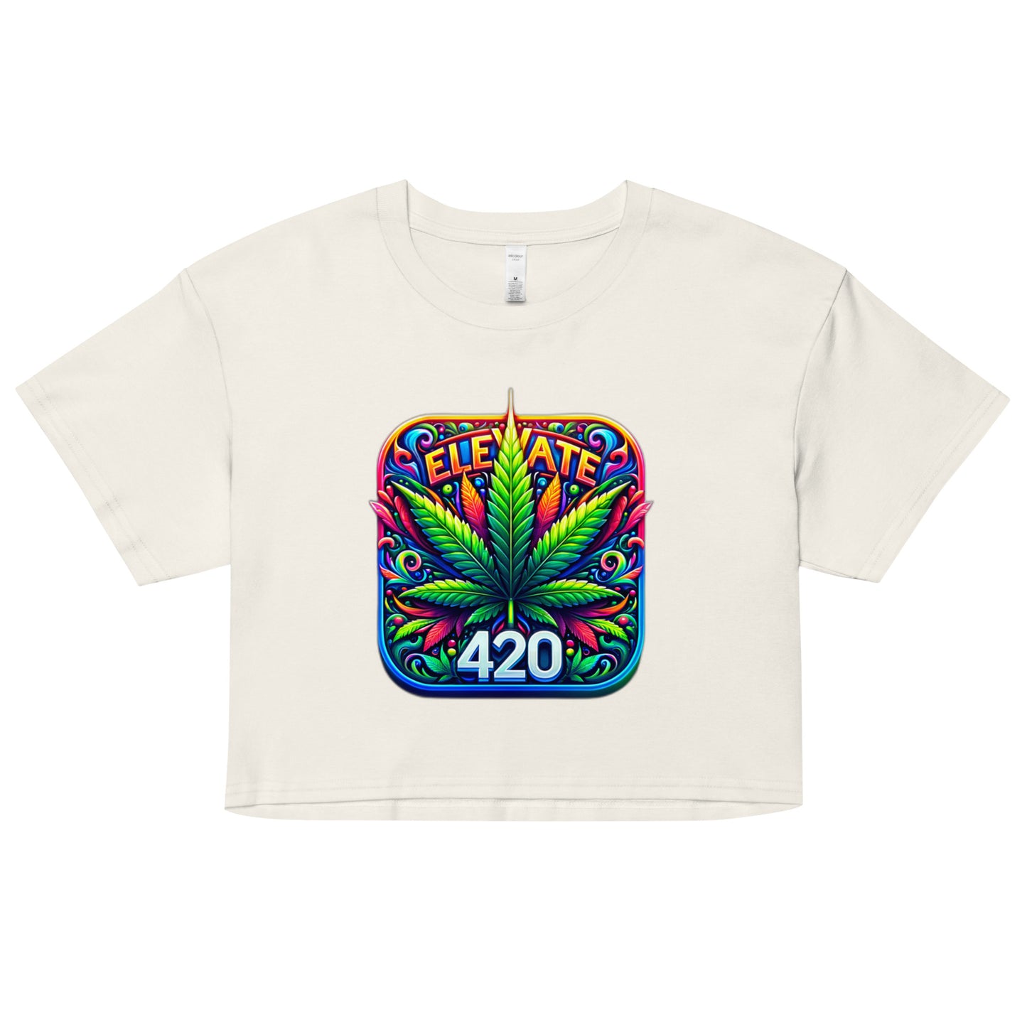 420 Weed Life High Times Women’s crop top