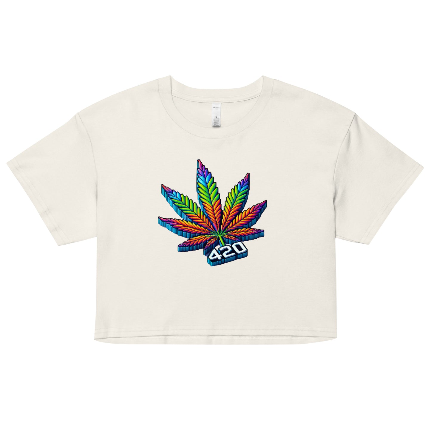 420 Weed Life High Times Women’s crop top