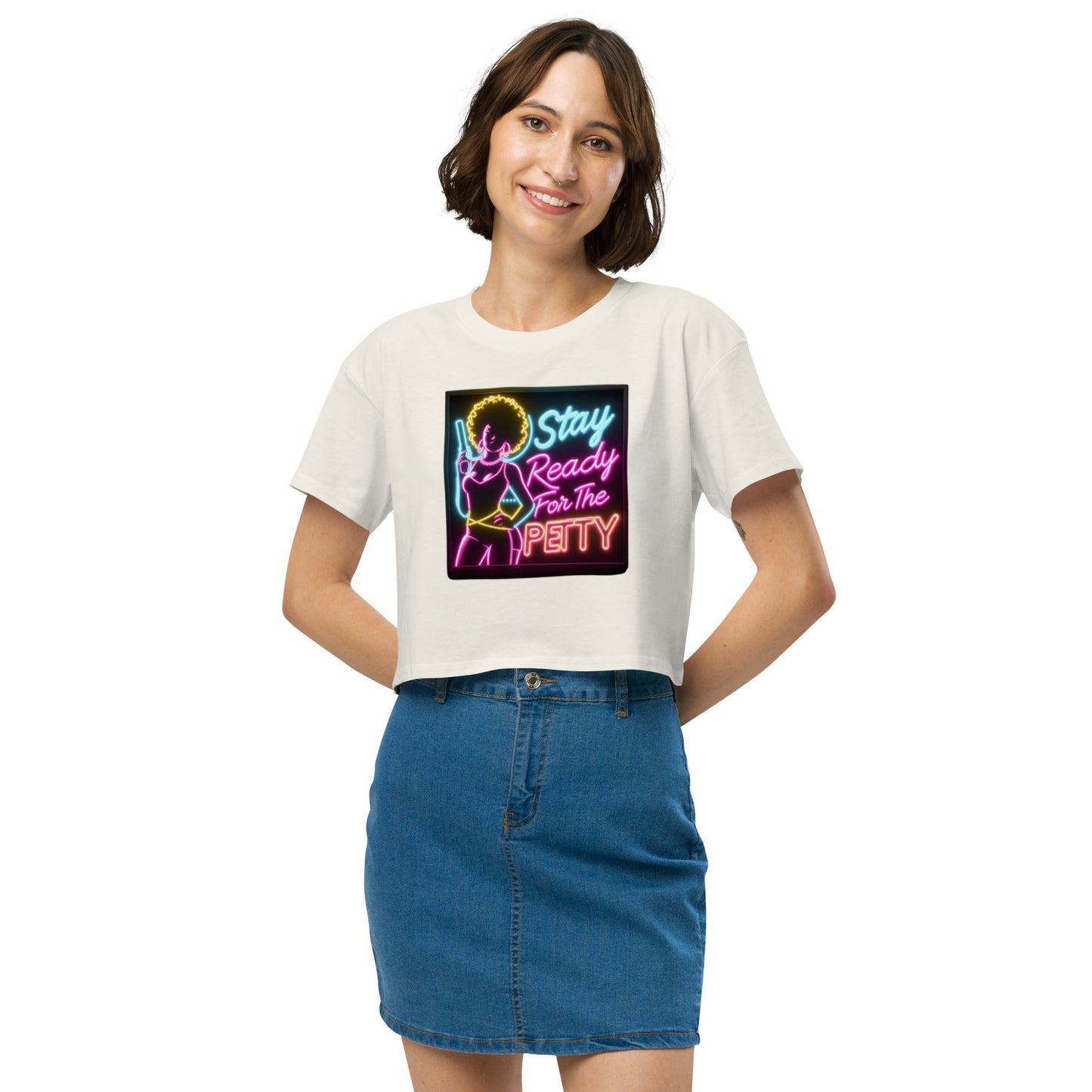 Stay Petty Women’s crop top