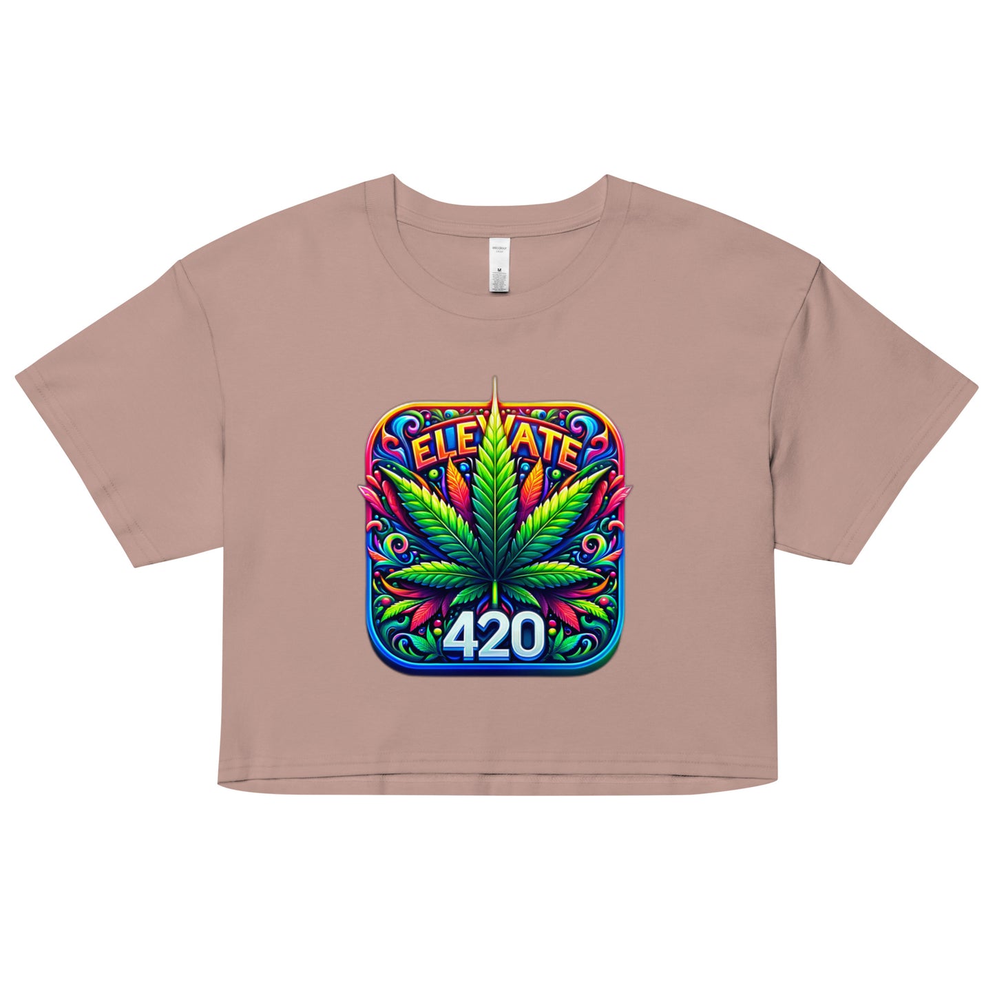 420 Weed Life High Times Women’s crop top