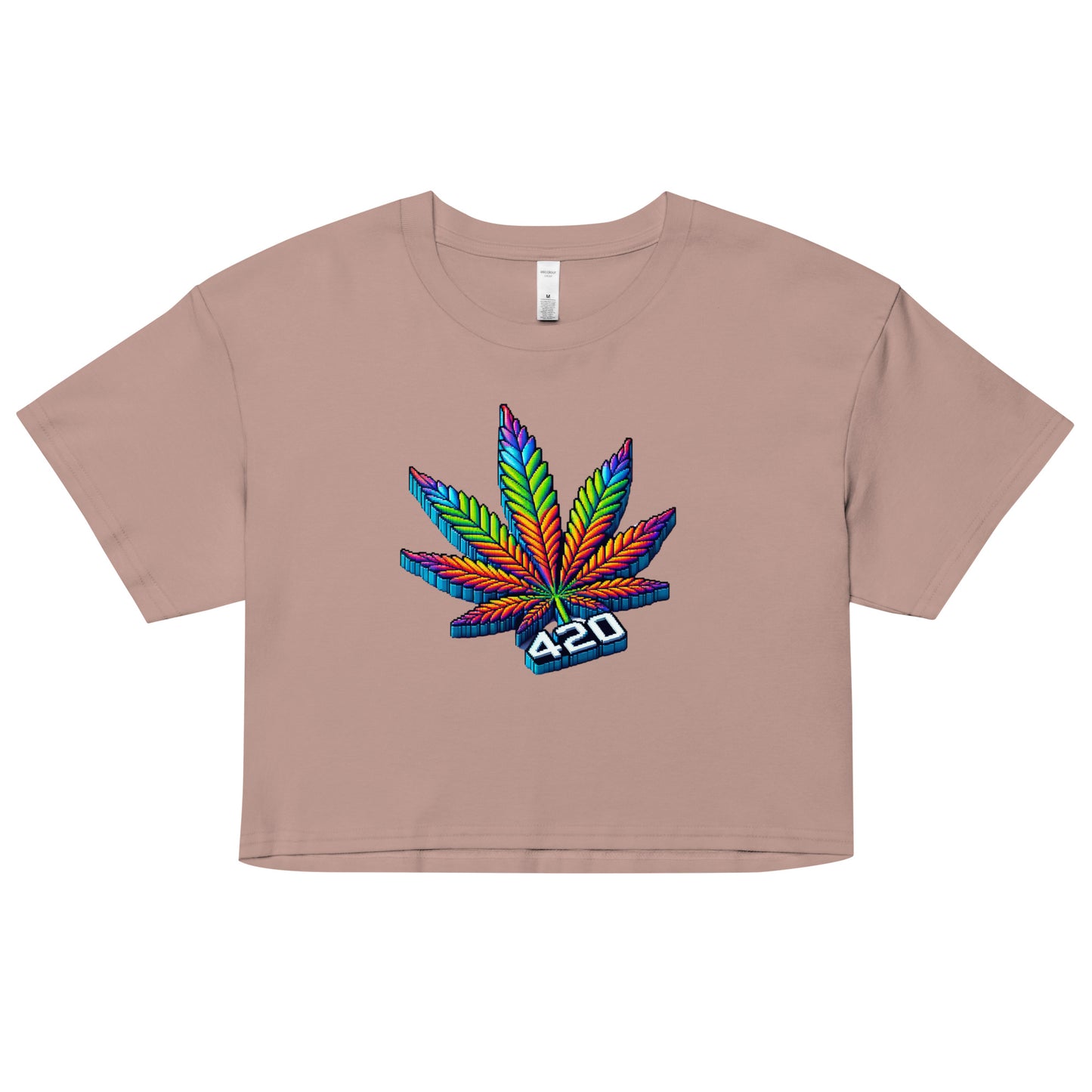 420 Weed Life High Times Women’s crop top