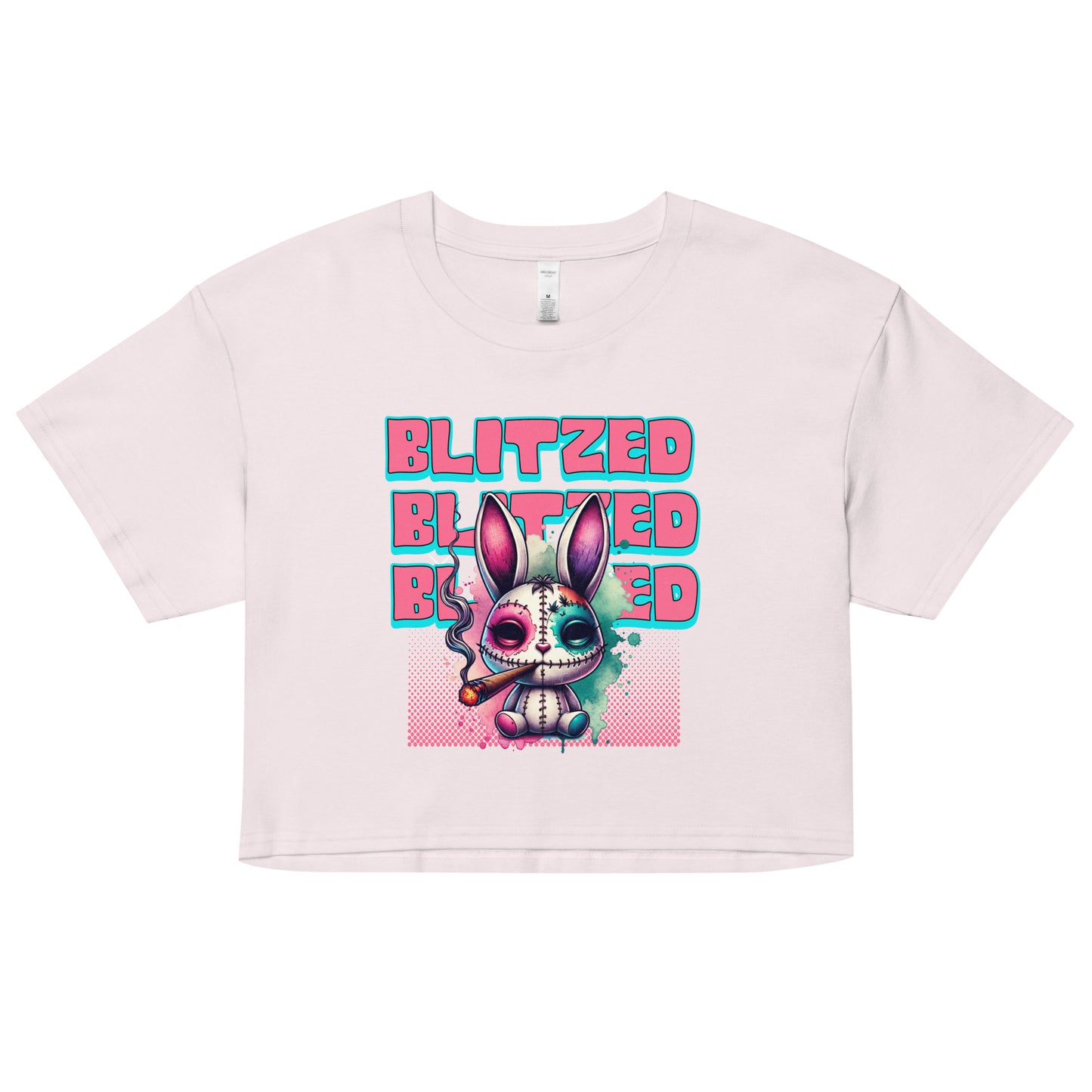 420 Blitzed Weed Life High Times Women’s crop top