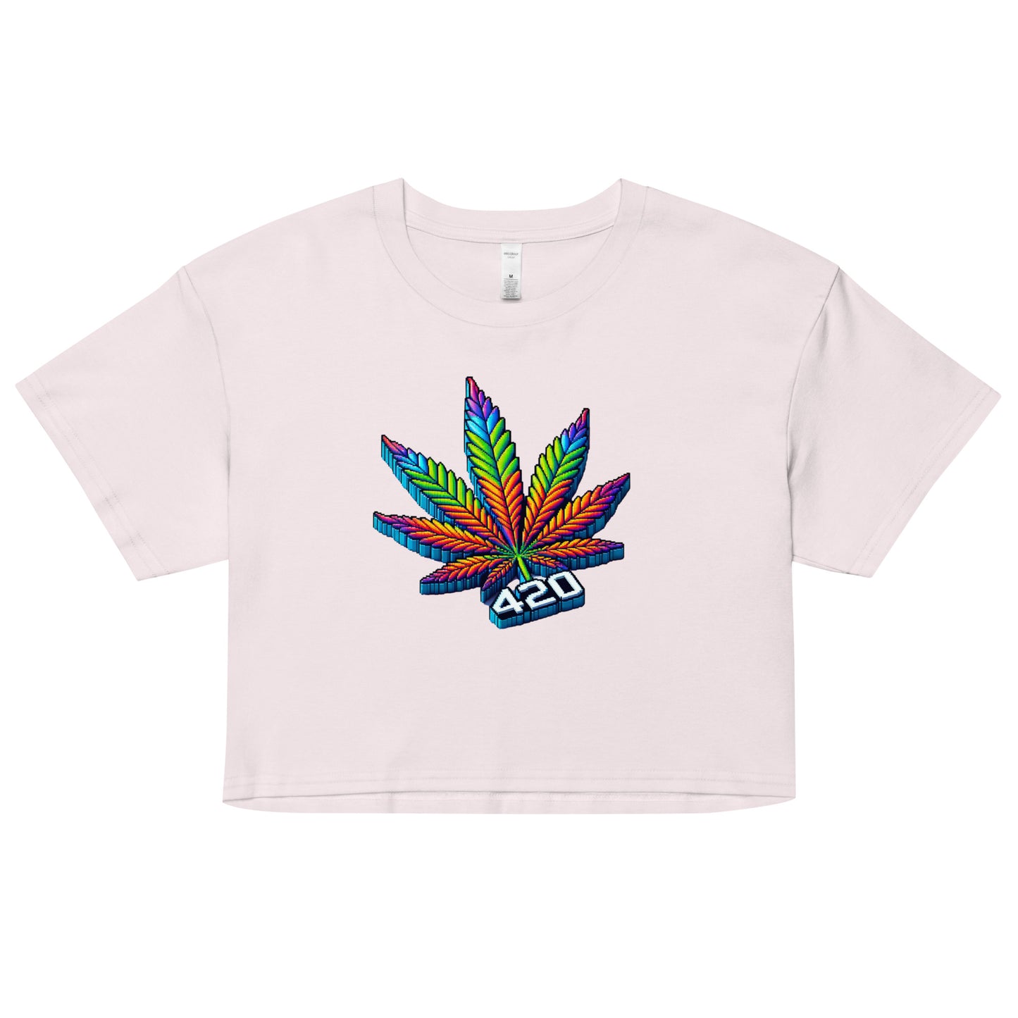 420 Weed Life High Times Women’s crop top