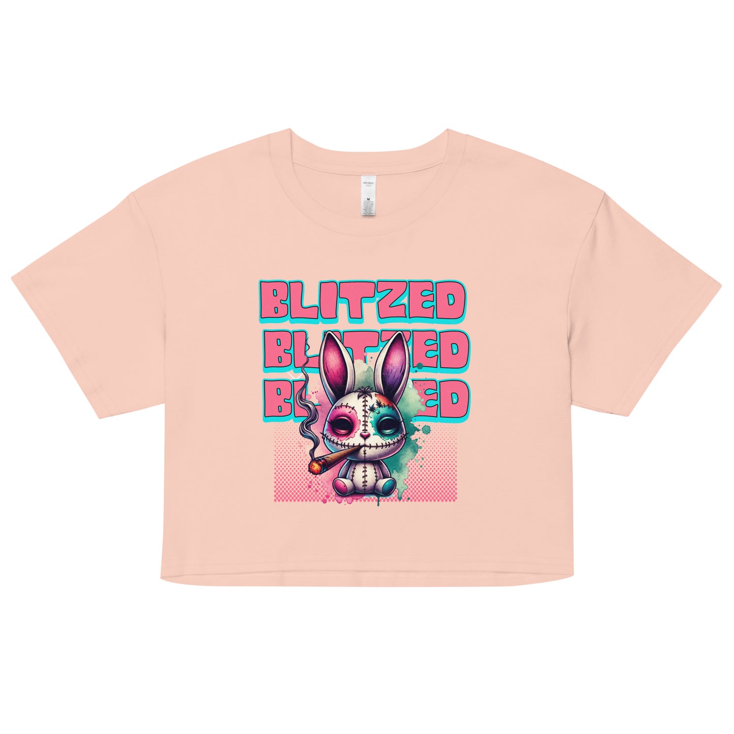 420 Blitzed Weed Life High Times Women’s crop top