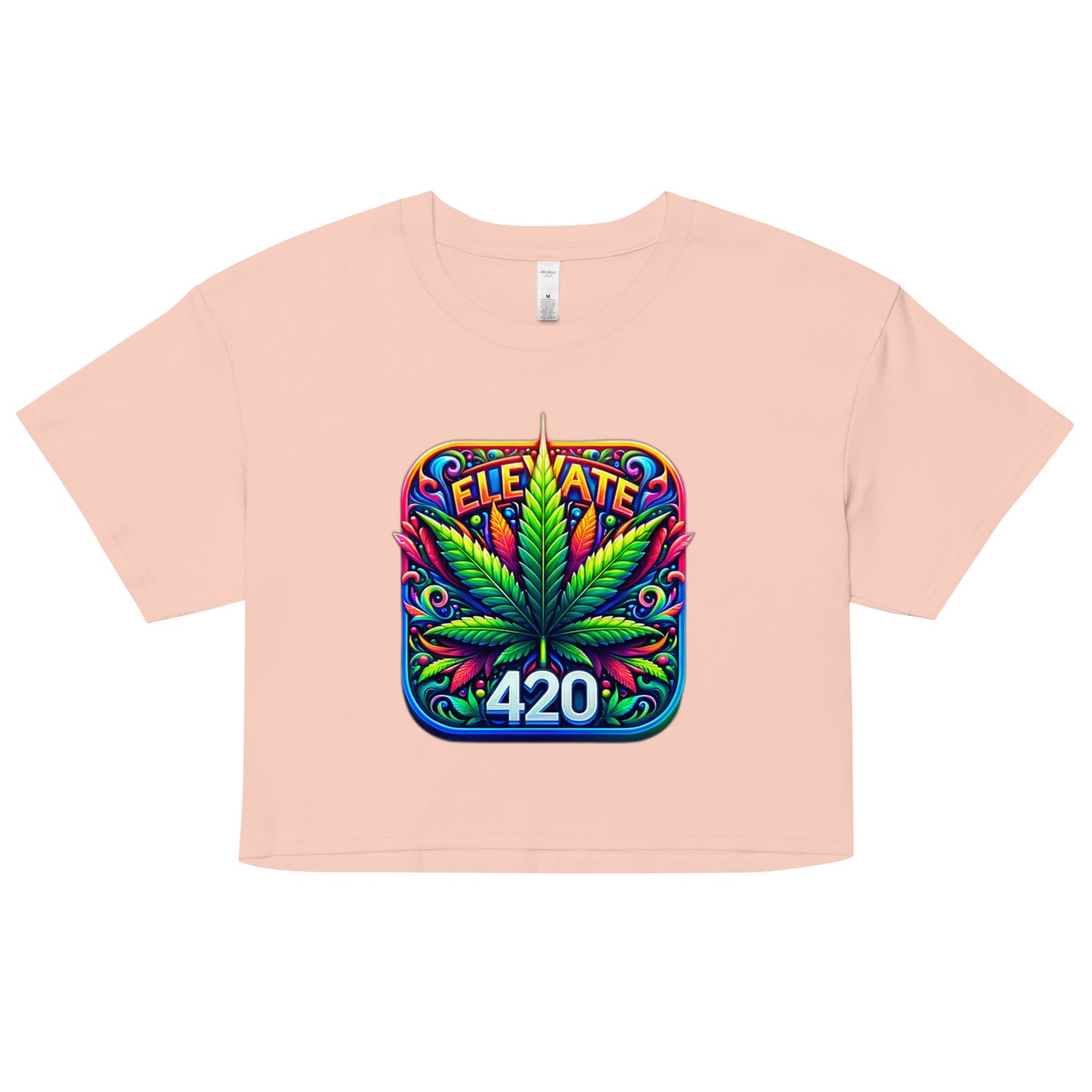 420 Weed Life High Times Women’s crop top