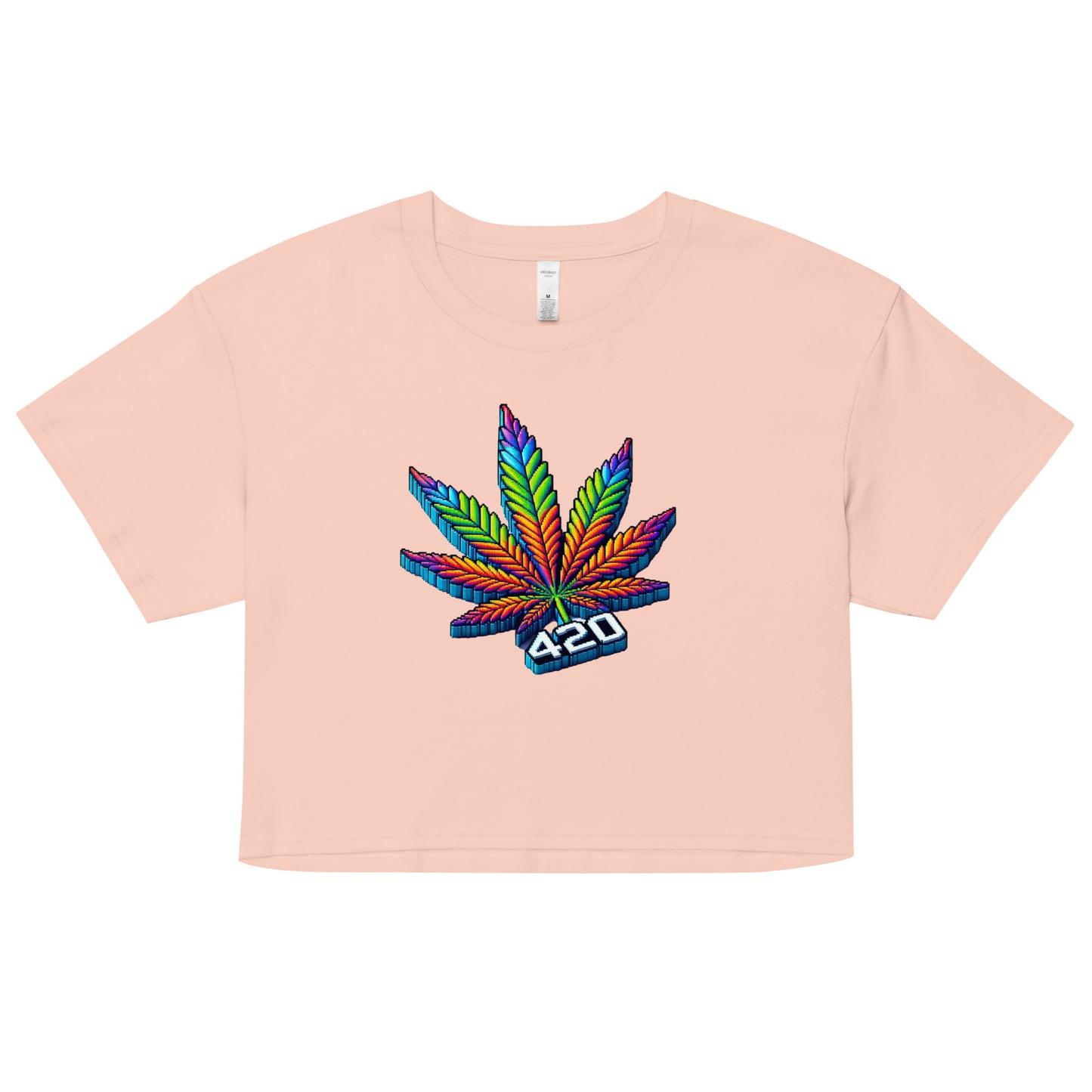 420 Weed Life High Times Women’s crop top