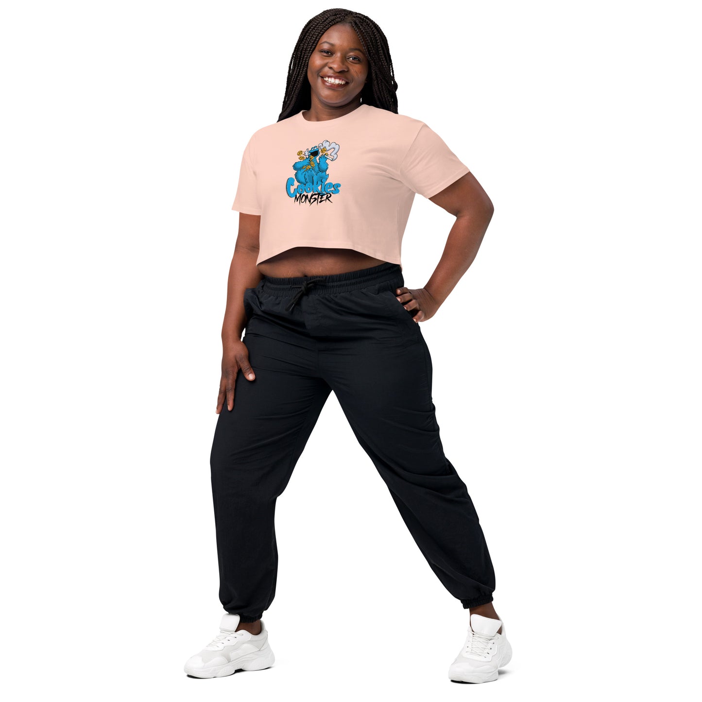 420 Cookies Monster Weed Life High Times Women’s crop top