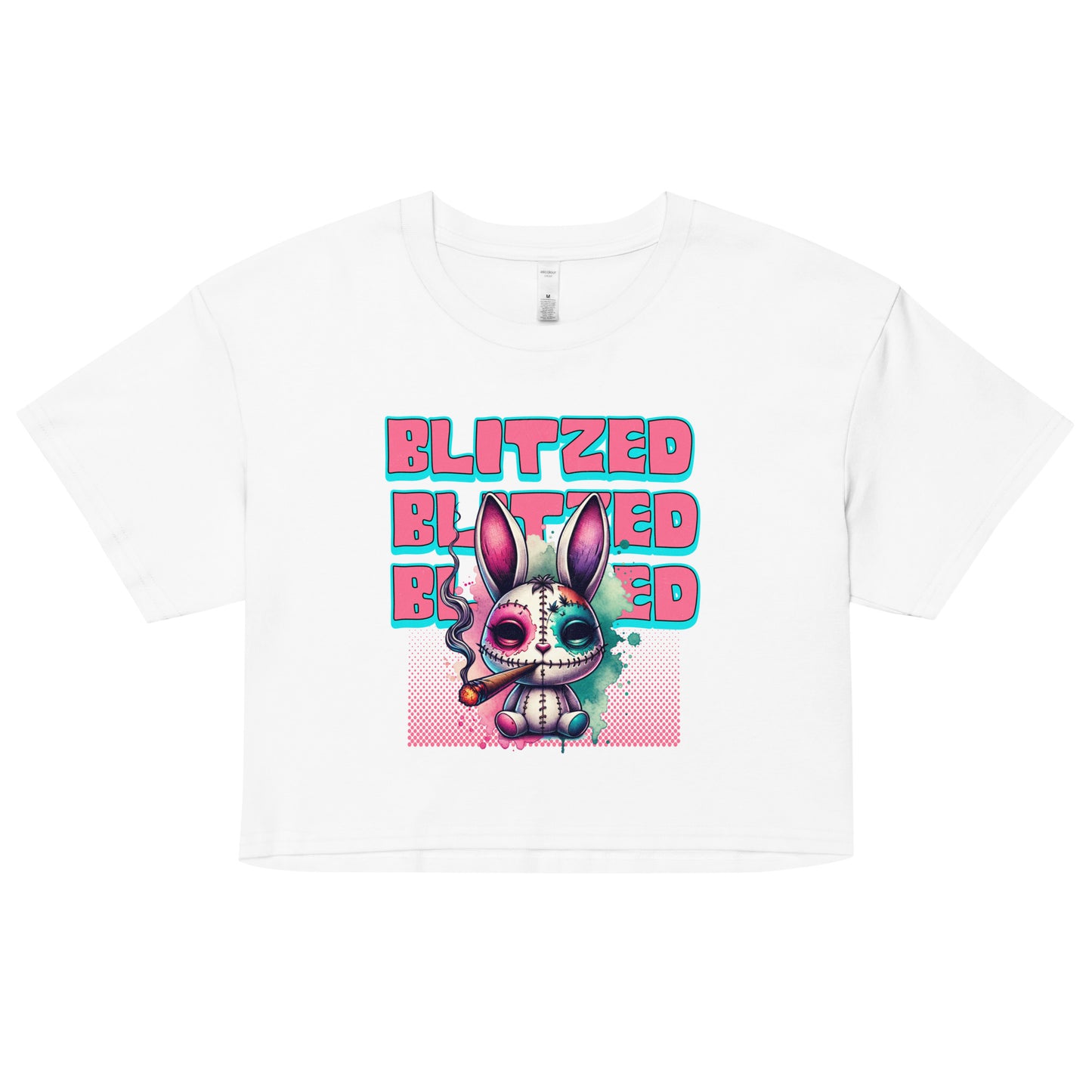 420 Blitzed Weed Life High Times Women’s crop top