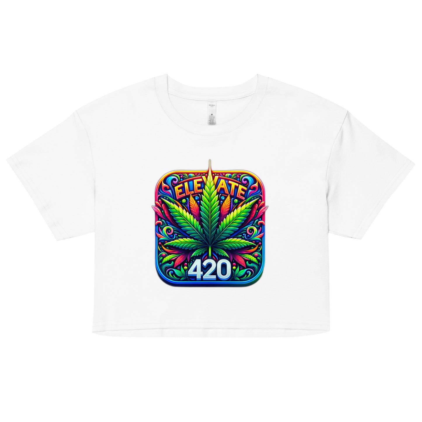 420 Weed Life High Times Women’s crop top